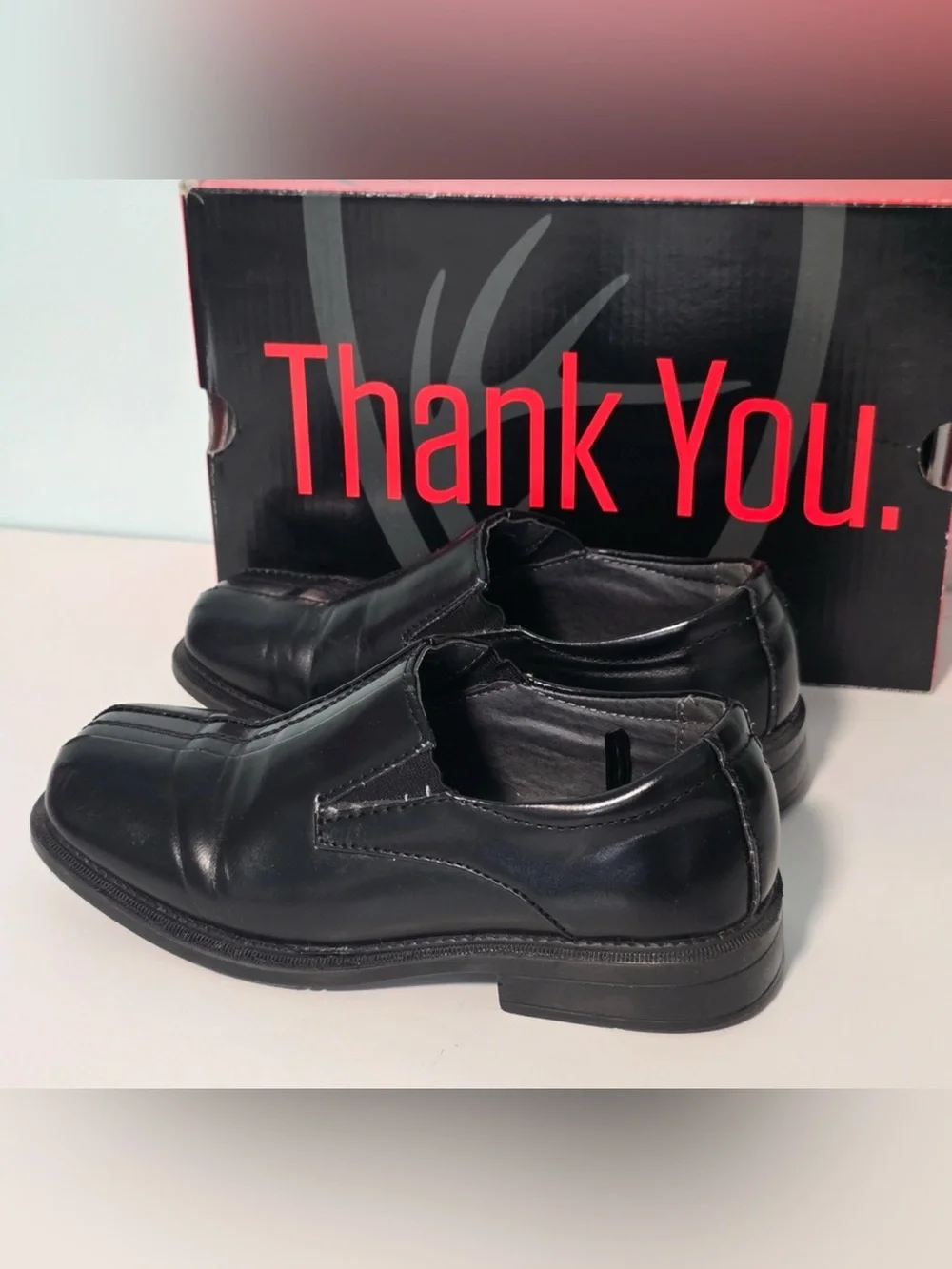 Deer Stags Boys' Size 13.5 Black Dress Shoes